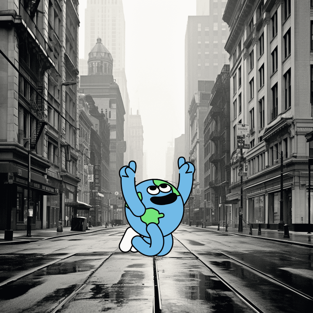 Frog & Earth — earth looking